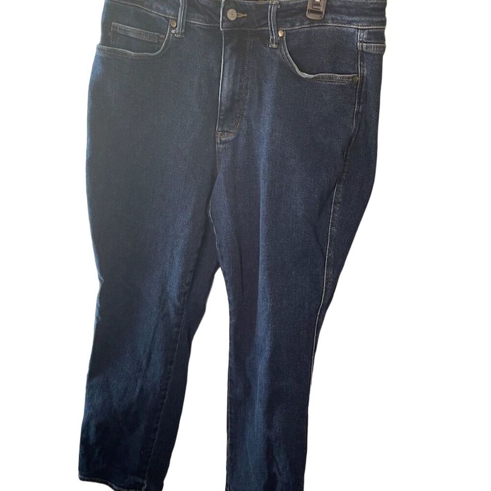 Judy Blue Plus Size 14w Dark Wash Straight Leg Stretch Jeans Women's Denim